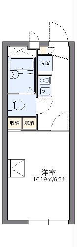 レオパレス華希の館(1K/2階)の間取り写真