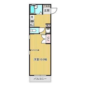 アミューズコート(1K/3階)の間取り写真