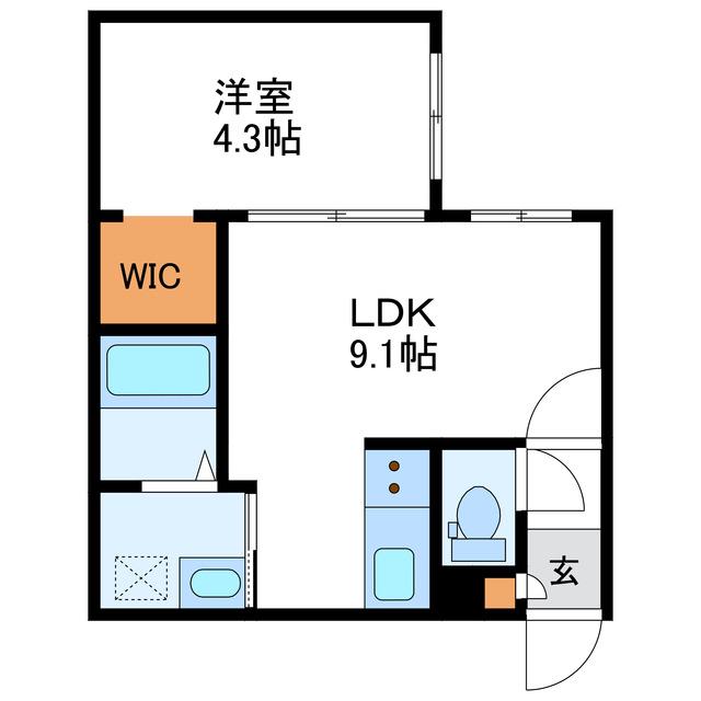 REN FAULT N22 レンフォルトN22(1LDK/2階)の間取り写真