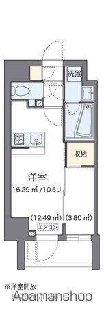 LOVIE麻布十番(ワンルーム/4階)の間取り写真