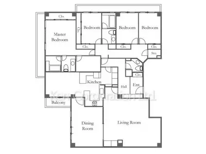 UEDA HOUSE(4LDK/2階)の間取り写真