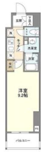 エルスタンザ徳川(1K/12階)の間取り写真