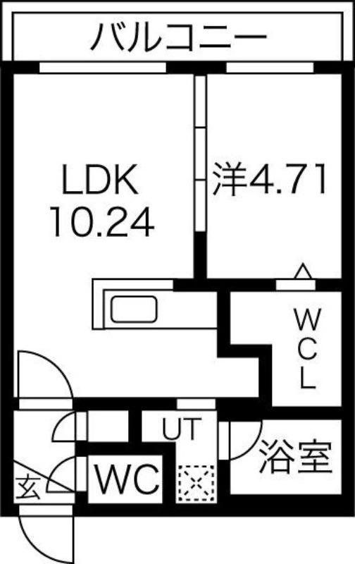 MCDIARMID(1LDK/3階)の間取り写真