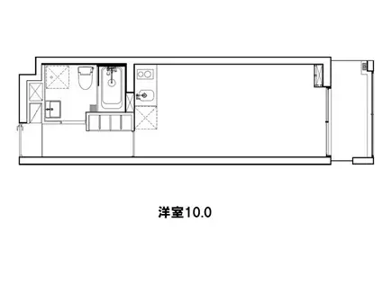 アプリーレ赤坂(ワンルーム/3階)の間取り写真