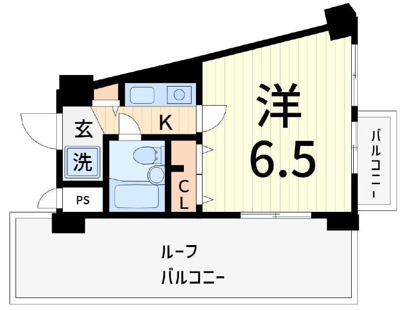 日神パレス立石第2(1K/5階)の間取り写真