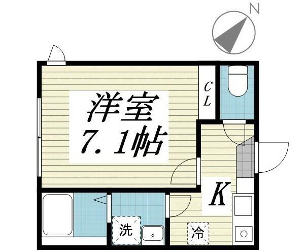 LE GRAND MAITA(1K/3階)の間取り写真