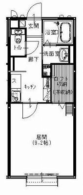 KIRATECH NEXT(1K/2階)の間取り写真