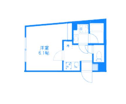COMFORT YOKOHAMA(1K/1階)の間取り写真