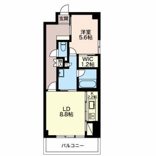 ソレイユマルカ(1LDK/3階)の間取り写真