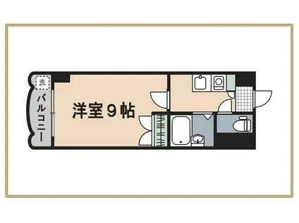 ロイヤルセンチュリー(1K/10階)の間取り写真