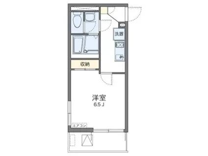 レオネクストサニーハイム(1K/2階)の間取り写真