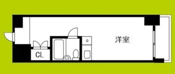 朝日プラザ都島II(ワンルーム/6階)の間取り写真