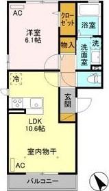 JR両毛線 佐野駅 徒歩21分 3階建 築8年(1LDK/3階)の間取り写真
