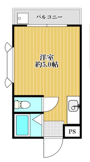MAYFLOWER MANSION(ワンルーム/2階)の間取り写真