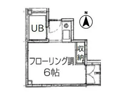 ピュア泉(1K/3階)の間取り写真