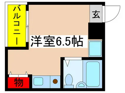 カーサ・ダルテ(ワンルーム/4階)の間取り写真