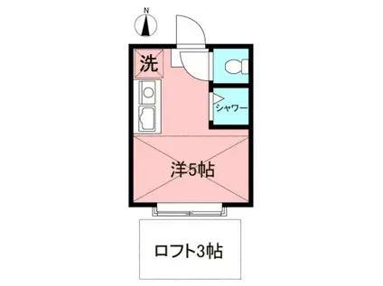 アーバンプレイス西荻窪(ワンルーム/2階)の間取り写真