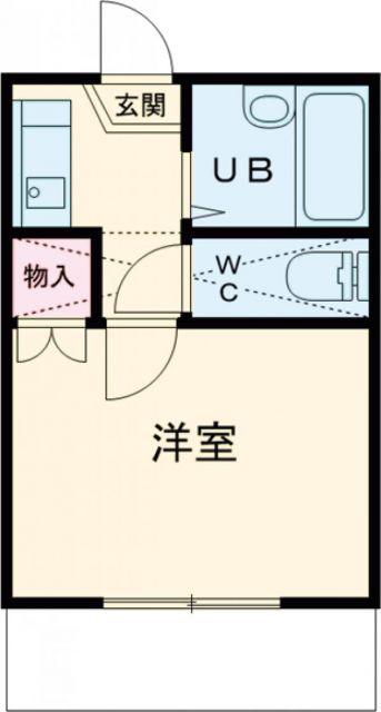 MASMAS(1K/2階)の間取り写真
