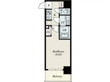 S-RESIDENCE堺市駅前(1K/5階)の間取り写真