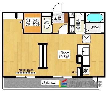 ラ・ルーチェ新栄(ワンルーム/2階)の間取り写真