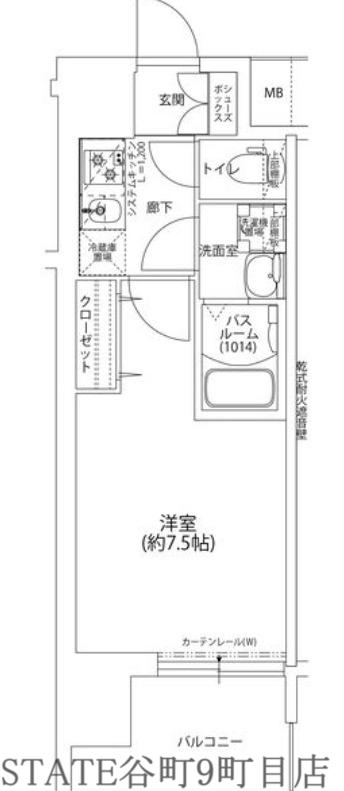 LOUIS RESIDENCE 天王寺町北(1K/10階)の間取り写真