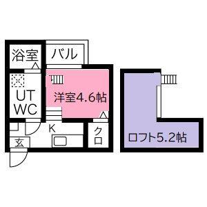 VADOO(1K/1階)の間取り写真