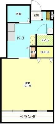 GCアネックス(1K/3階)の間取り写真