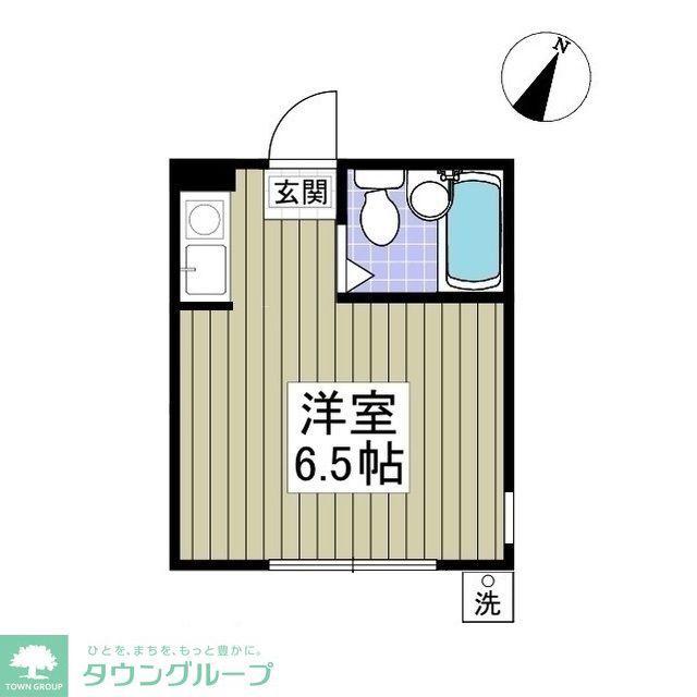 ミレニアム狭山(ワンルーム/1階)の間取り写真