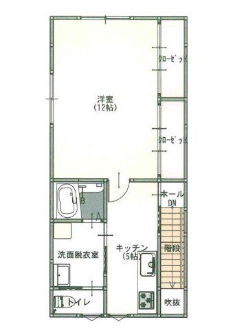 イグドラシル稔(1K/2階)の間取り写真