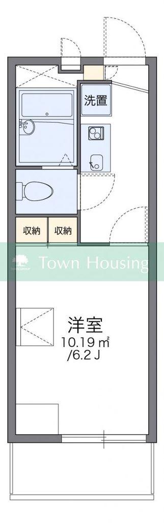 レオパレスCASA BEATO(1K/3階)の間取り写真