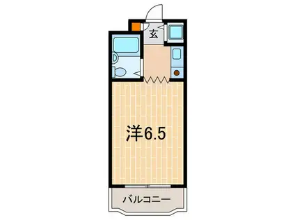 ジョイフル滝の茶屋(ワンルーム/4階)の間取り写真