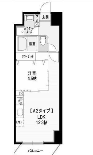 ORANGE PORTE(1LDK/3階)の間取り写真