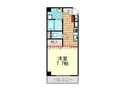 メゾン片桐(1K/3階)の間取り写真