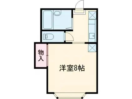 ホープウイングA(1K/1階)の間取り写真