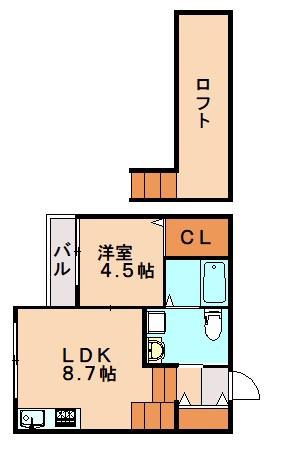 ノブレス オブリージュ(1LDK/1階)の間取り写真