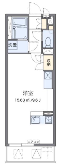 レオネクスト亜土(ワンルーム/2階)の間取り写真