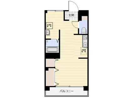 市ヶ尾ワールドコーポ(ワンルーム/3階)の間取り写真