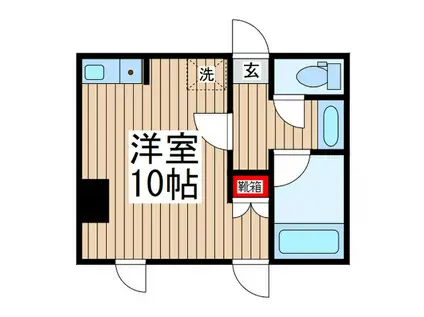 シンエイ第7船橋マンション(ワンルーム/2階)の間取り写真