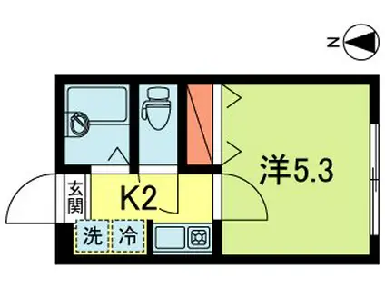 サニーコート東高円寺(1K/1階)の間取り写真