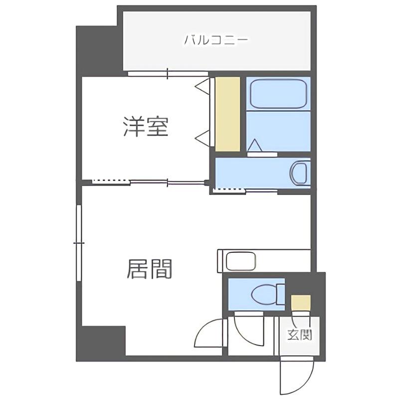 ECLAIR(1LDK/9階)の間取り写真