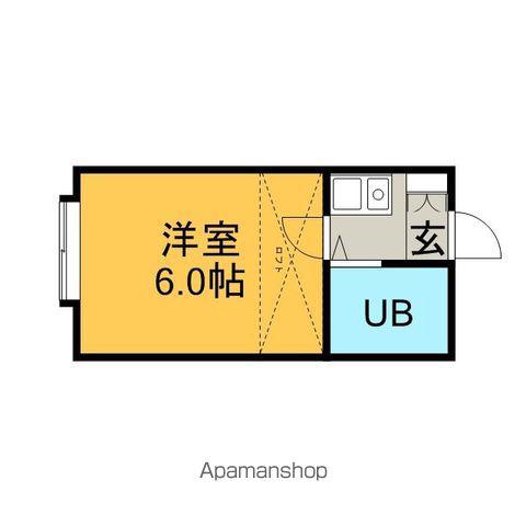 クリエイトコスモ21B(1K/2階)の間取り写真