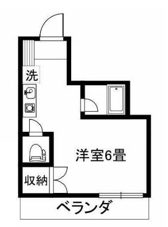 三祥ビル(ワンルーム/3階)の間取り写真
