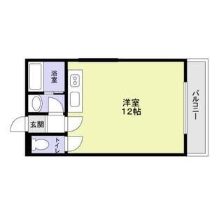 グローリーハイツ東成(ワンルーム/3階)の間取り写真