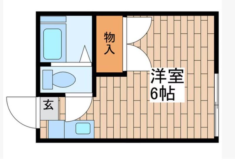 サンコーポ上北沢(ワンルーム/2階)の間取り写真