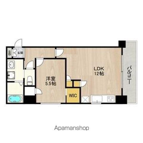 CASA FELICE(1LDK/3階)の間取り写真