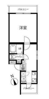 SHO-ESTATE.BLD(1K/4階)の間取り写真