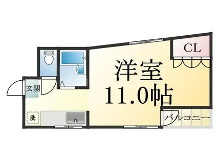 SHESオオツカ(1K/5階)の間取り写真