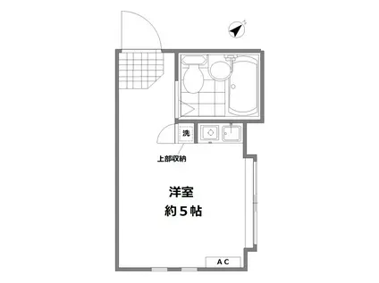 アーバンプレイス和泉III C棟(ワンルーム/1階)の間取り写真