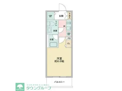 LA DOUCEURお花茶屋II(1K/4階)の間取り写真