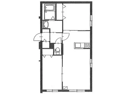 ラ・シルフィード76(2LDK/4階)の間取り写真